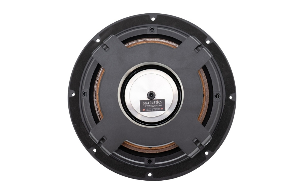 SB Acoustics SW26DBAC-00, 10 tommers passiv radiator