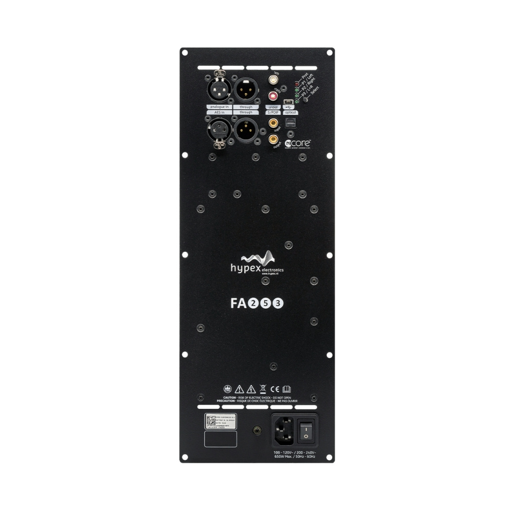 Hypex FusionAmp FA253 trekanals innbyggingsforsterker med DSP