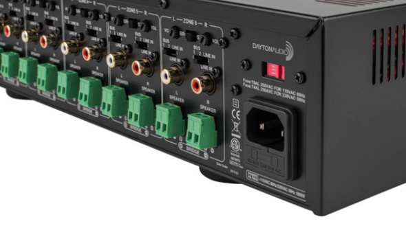 Högtalarterminal till Dayton MA1240/MA1260 m.fl
