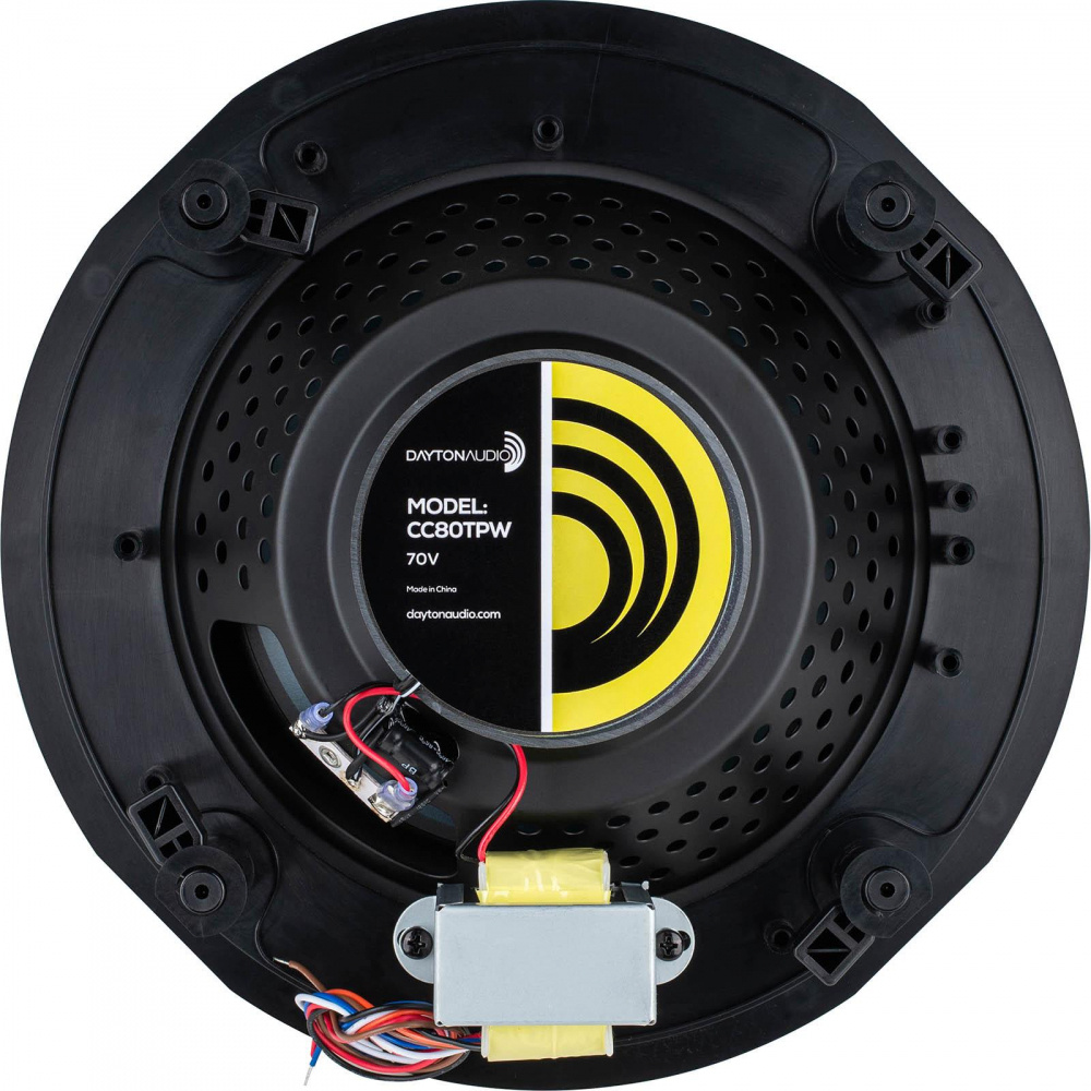 Dayton Audio CC80TPW, 8tums infällnadshögtalare för 70/100V, par