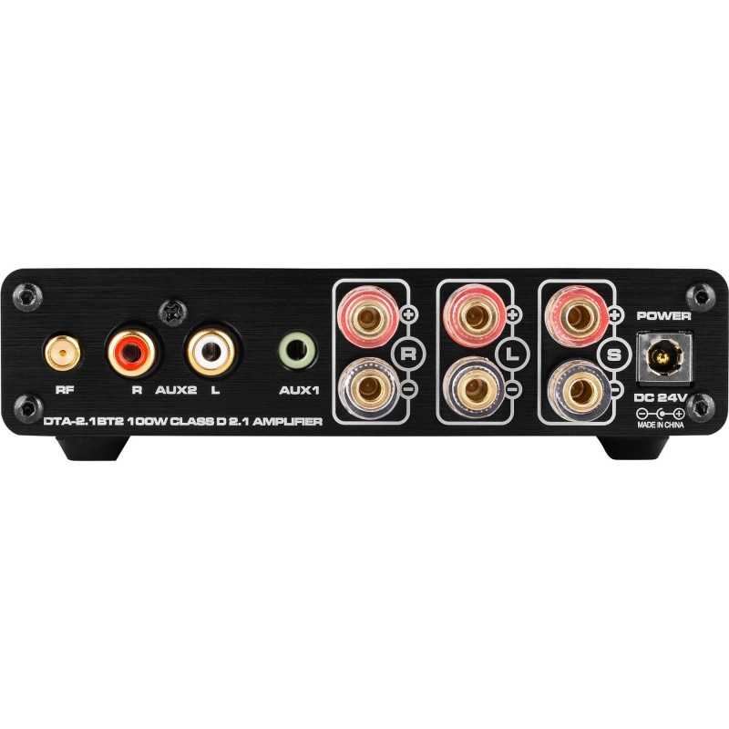 Dayton Audio DTA-2.1BT2 klass D 2.1- forsterker med Bluetooth