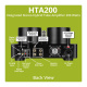 Dayton Audio HTA200BT kompakt förstärkare med Bluetooth, RIAA-steg och mer