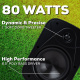 Dayton Audio IO65XP, aktive 6,5-tommers utendørshøyttalere, svart par Dayton Audio IO65XP, aktive 6,5-tommers utendørshøyttalere, svart par