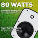 Dayton Audio IO65XP, aktive 6,5-tommers utendørshøyttalere, hvitt par Dayton Audio IO65XP, aktive 6,5-tommers utendørshøyttalere, hvitt par
