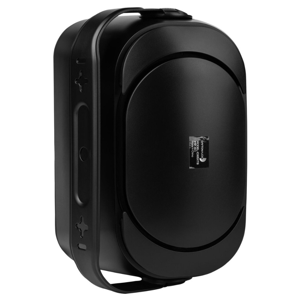 Dayton Audio IO65XTB, 6,5-tommers utendørshøyttaler med 70/100V-støtte, svart par