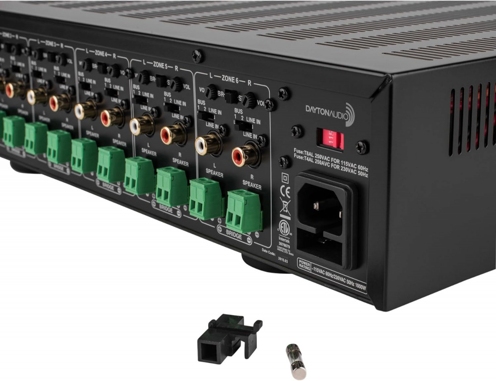 Dayton Audio MA1240a, multiroomförstärkare