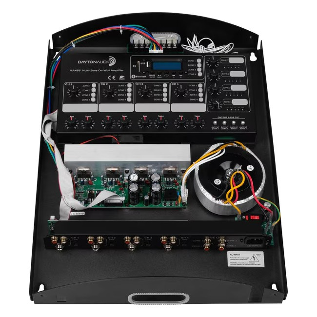 Dayton Audio MA455, veggmontert multiroom-forsterker