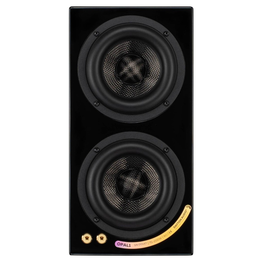 Dayton Audio OPAL1 stativhøyttaler, blank svart par