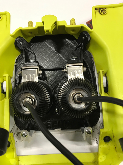 Husqvarna 2020-2023 3d printad Lamphållare Nizled 2xR40DRL eller E40D