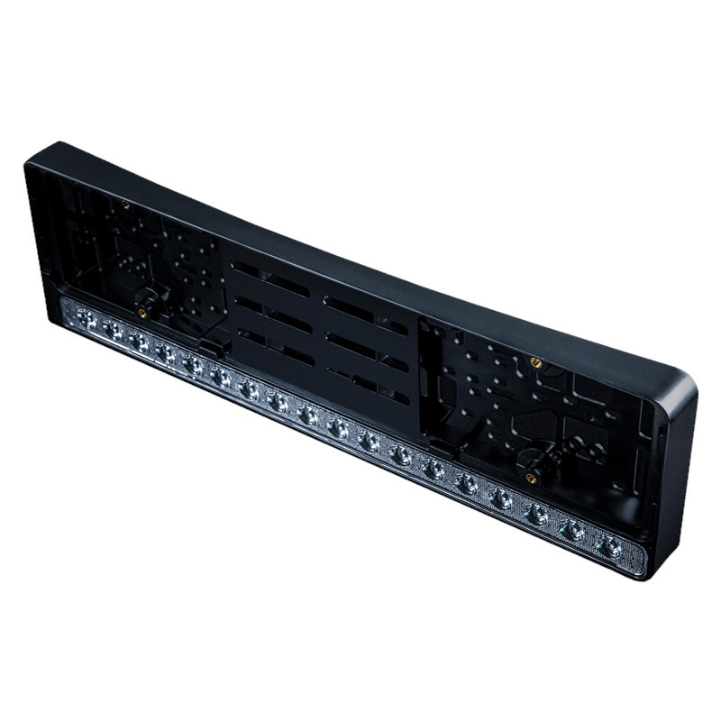 Strands Nuuk E-line, LED-rampe på nummerskiltet