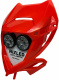 Beta 2020-2023, röd, kallvit 2xE40F (100W) lampkåpa