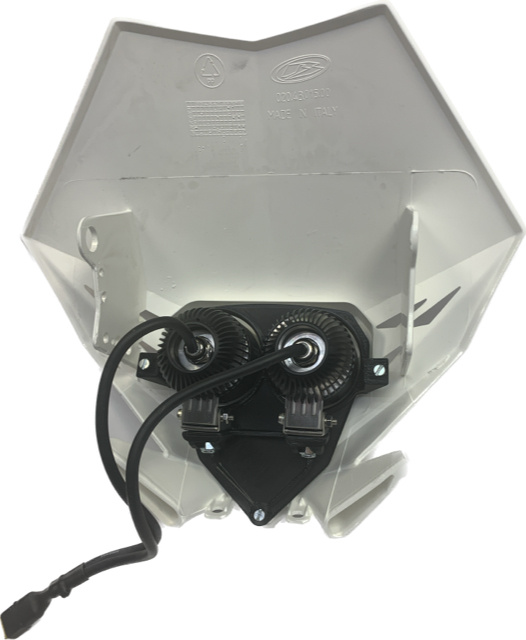 Lampkåpa Beta -2019, vit, NIZLED R40DRL kombo lins kallvit (80w)