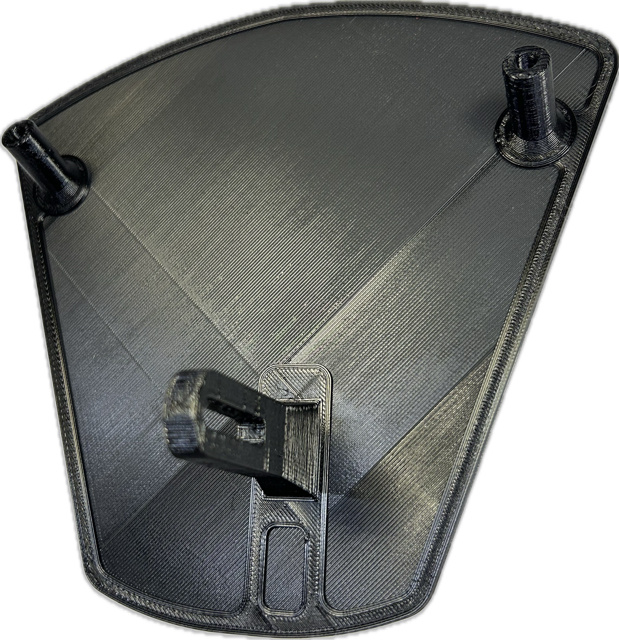 Skyddsplåt lamphus GASGAS 2024- svart