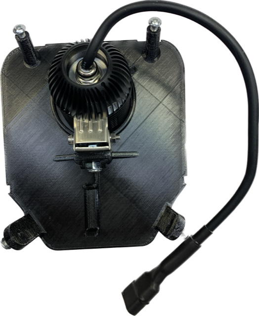 Singel lampfäste 40w Husqvarna 2017-2019, NIZLED R40DRL kallvit