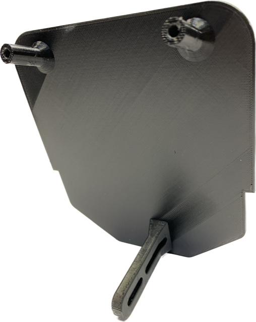 Skyddsplåt lamphus Husqvarna 2024-, svart