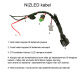 NIZLED 12V Kabelstam til ekstralys, 3x DT-kontakt, 420W maks NIZLED 12V Kabelstam til ekstralys, 3x DT-kontakt, 420W maks