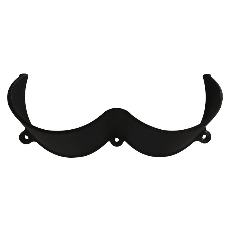 Lamphuskeps medium, Nizled Svart 28mm