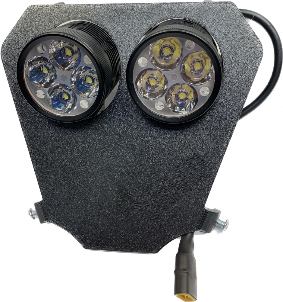 Lampfäste KTM 2020-2023, 80w med 2st NIZLED R40DRL