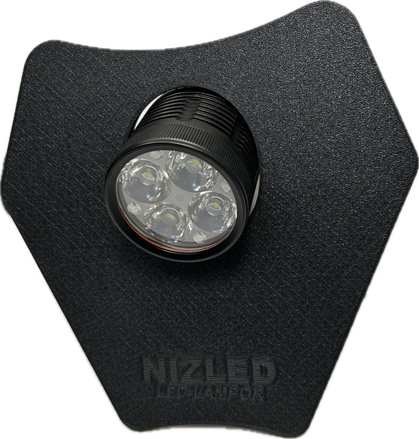 Lampfäste KTM 2024-, med 1st NIZLED 40watt R40DRL kallvit