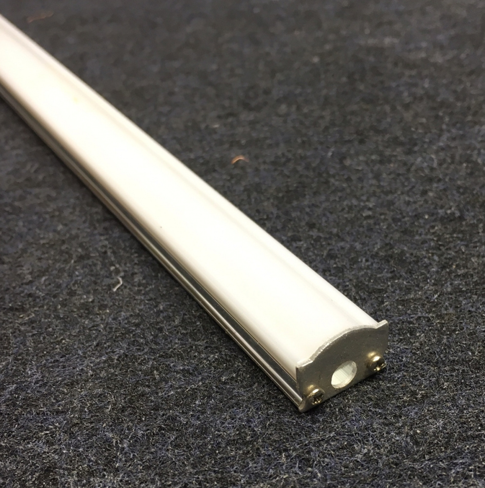 NIZLED 1 m LED Aluminiumslist hvit 30watt