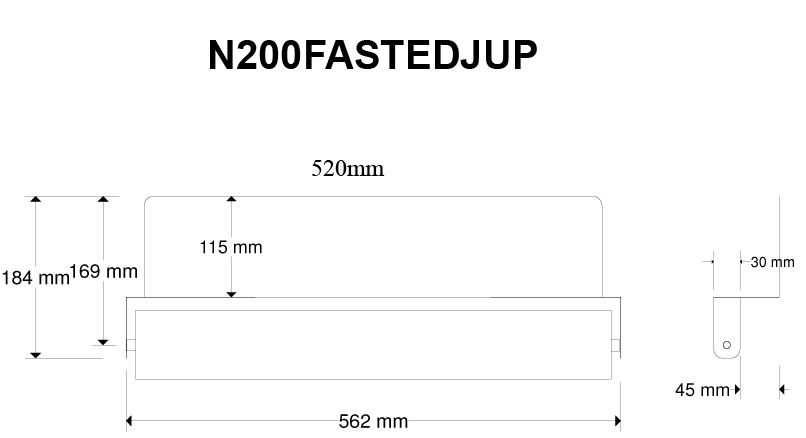 NIZLED dypt feste til registreringsskilt