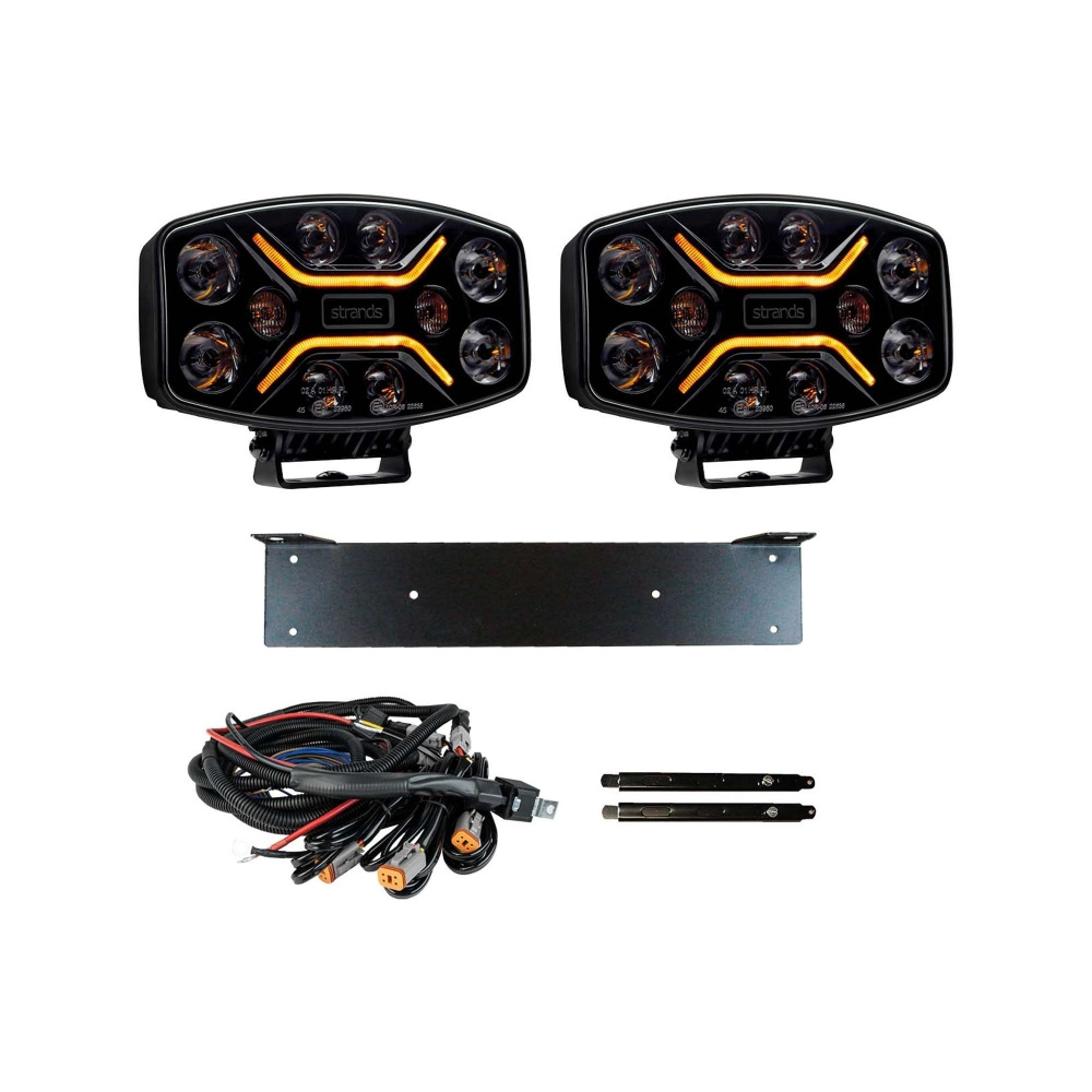 Strands Komplett Sett 2X Dark Knight Insane LED