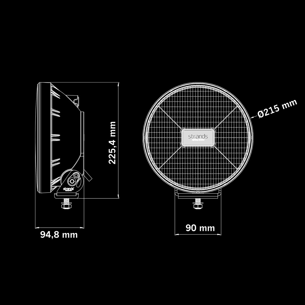 Strands IZE LED OG Ekstra lys 9