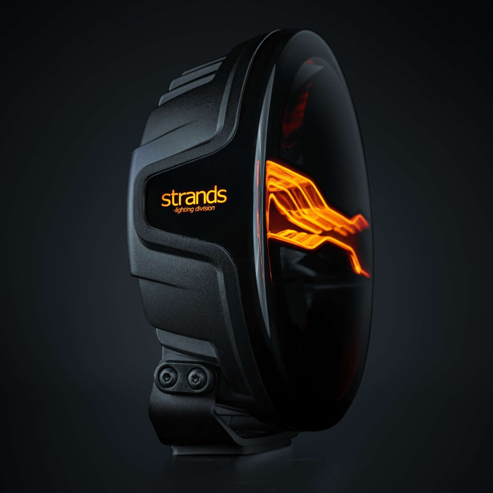Strands FOR9T Dragon Drive ekstralys, 7 tommer, hvit/amber posisjonslys
