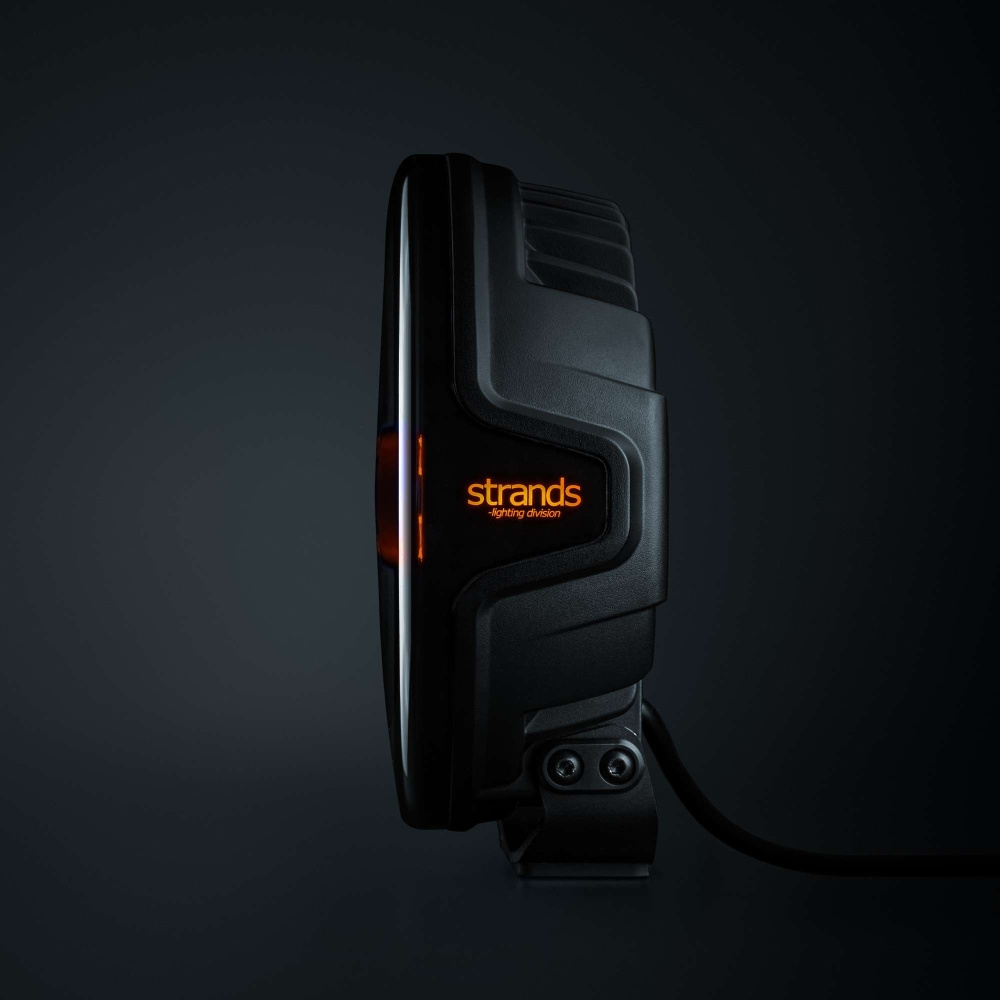 Strands FOR9T Dragon Drive ekstralys, 7 tommer, hvit/amber posisjonslys