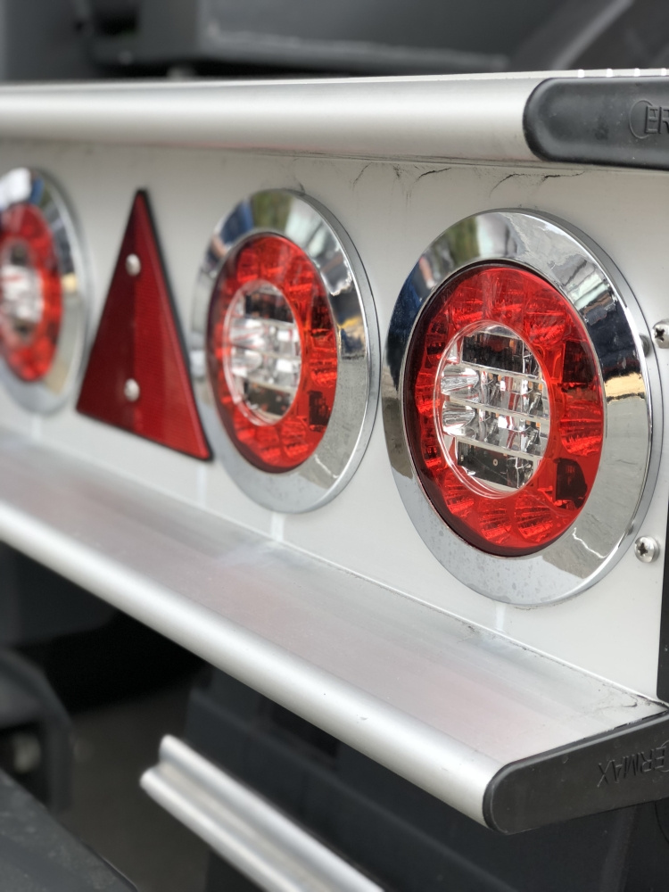 Strands Red Eye Baklykt Dim/Back,24 LED 10-30V. 2,5M Kabel.