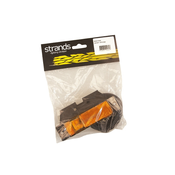 Strands Sidomarkering LED Oransje12-24V,Med Feste. E-merket.