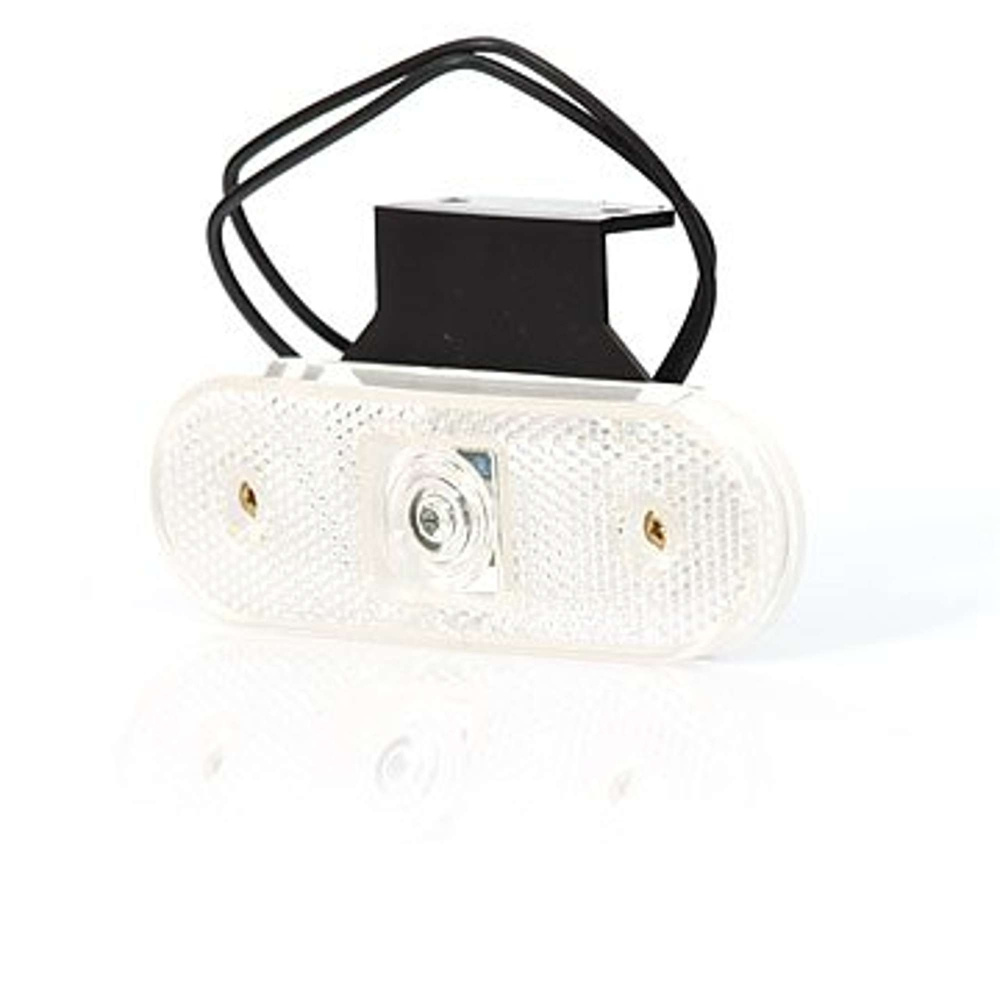 Strands Pos. Lys Hvit 12-24V Med Feste, Og Refleks. E-merket. LED