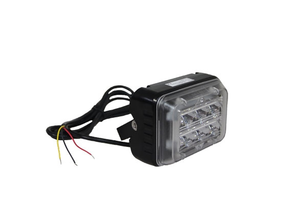 Strands Riktet Blinklys Rektangulær LED Oransje