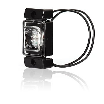 Strands posisjonslys LED Hvit,12-24V E-merket