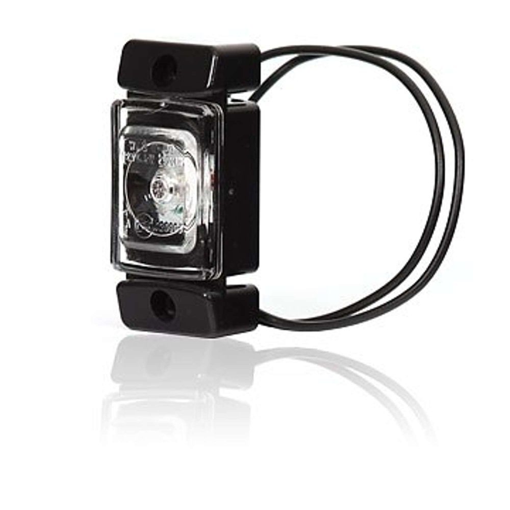 Strands posisjonslys LED Hvit,12-24V E-merket