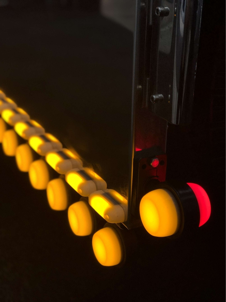 Strands Neon 3 LED Oransje,12-24V E-merket