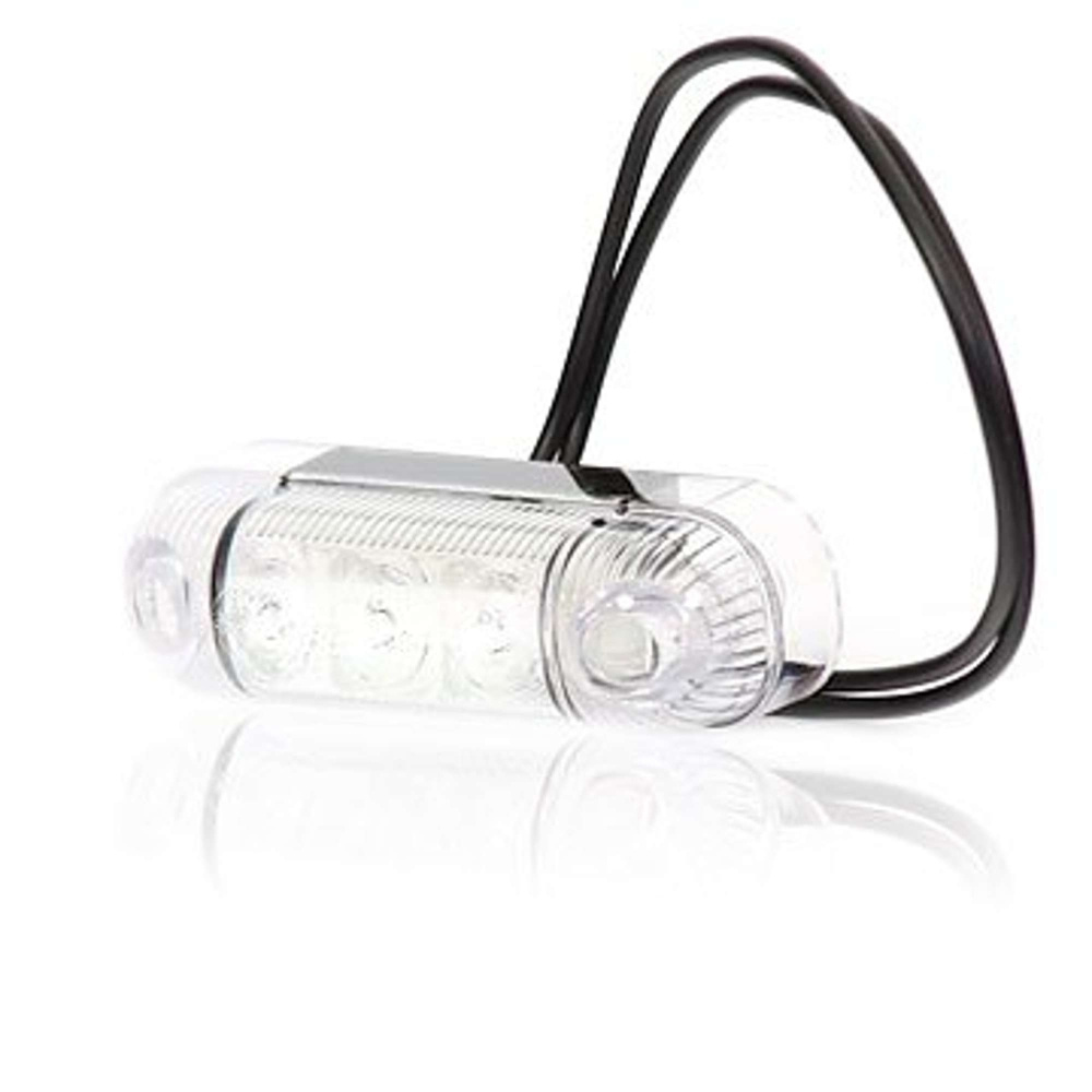 Strands Pos.Lys 3 LED Hvit,12-24V E-merket