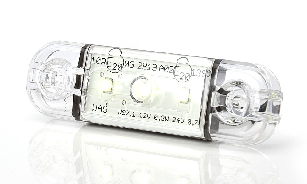 Strands Sidomarkering 3 LED, Klart Linse