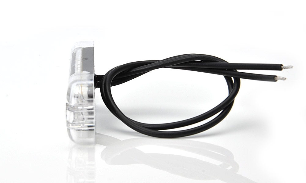 Strands posisjonslys hvitt Slim 3 LED, 9-36V IP68. E-merket.