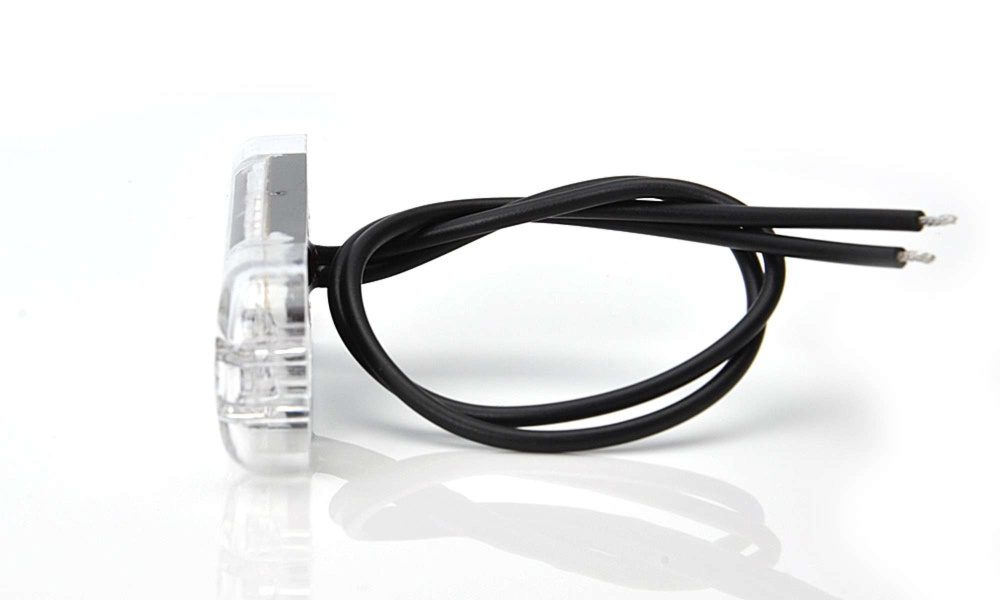 Strands posisjonslys hvitt Slim 3 LED, 9-36V IP68. E-merket.