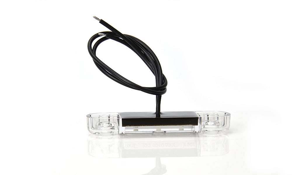Strands Positionslys Vit Slim 12 LED, 9-36V IP68. E-merket.