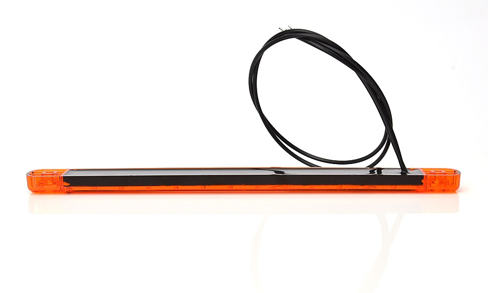 Strands Sidomarkering Orange Slim 9 LED,9-36V IP68. E-merket.
