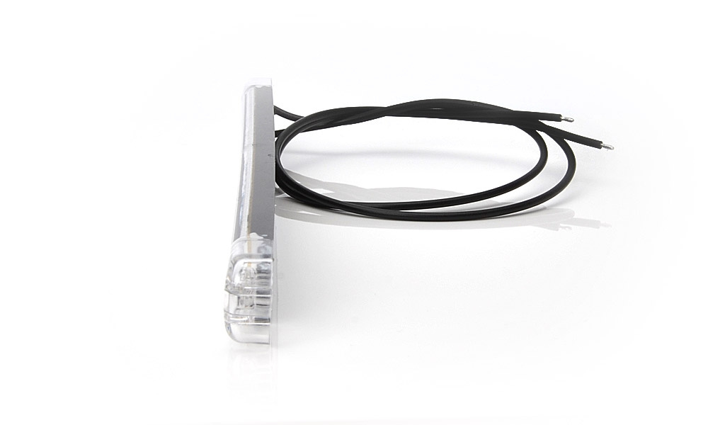 Strands Positionslys Vit Slim 9 LED, 9-36V IP68. E-merket.