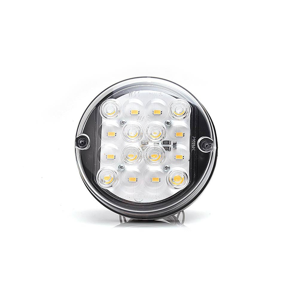 Strands Rund LED Baklys 24V, 115mm Diameter