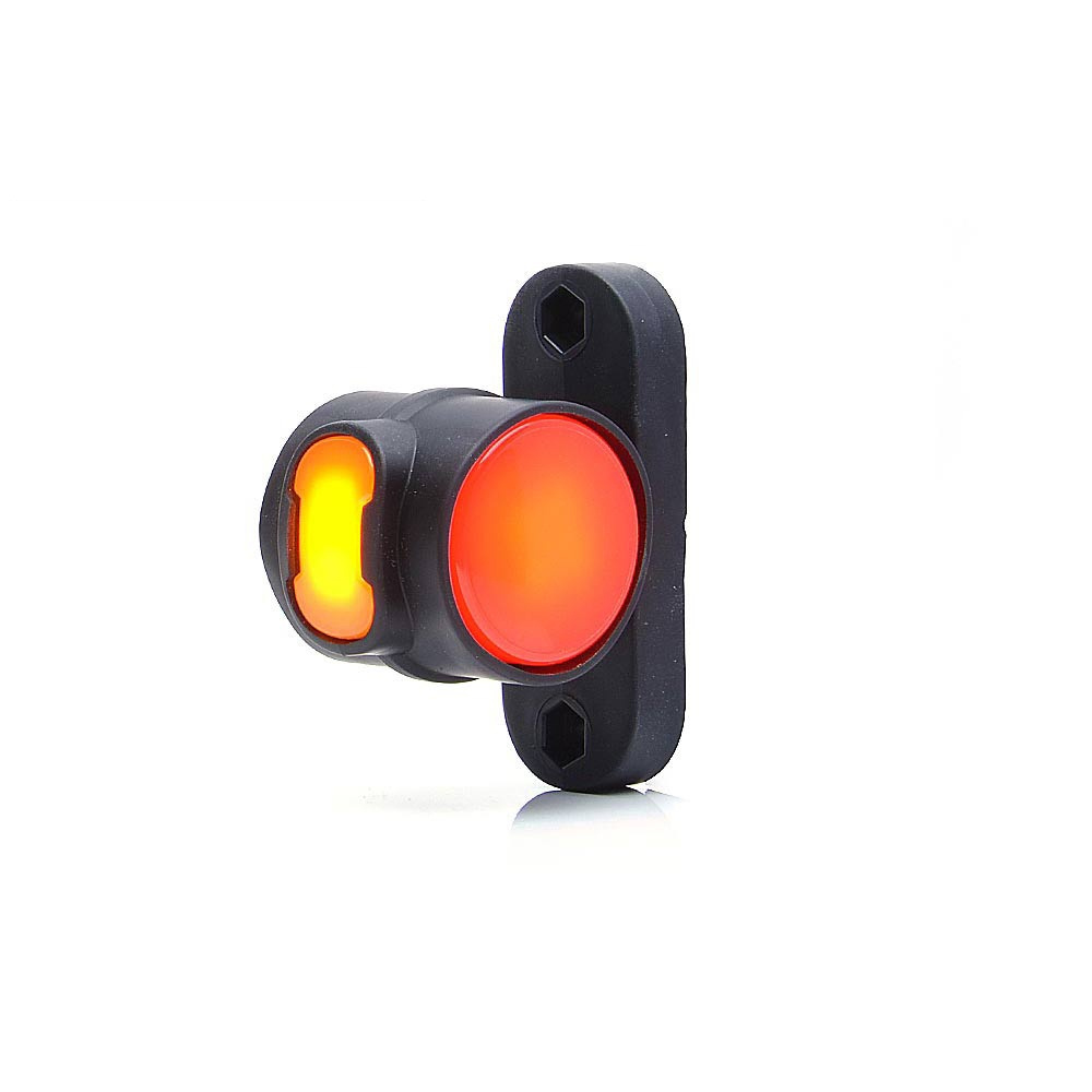 Strands Gummiarm Rak, Hvit, Oransje & Rød