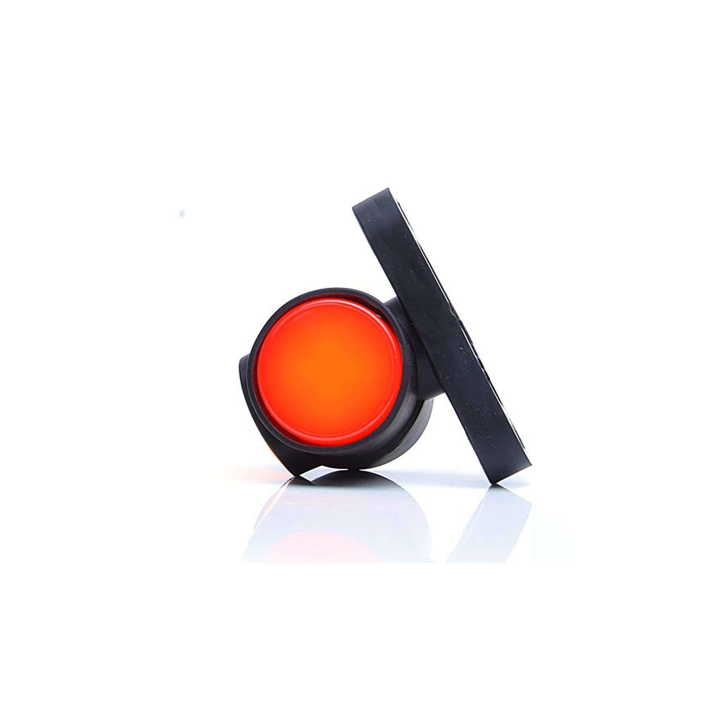 Strands Gummiarm Rak, Hvit, Oransje & Rød