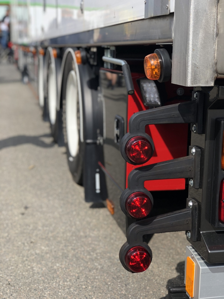 Strands Viking posisjonslys 6 LED, Rød