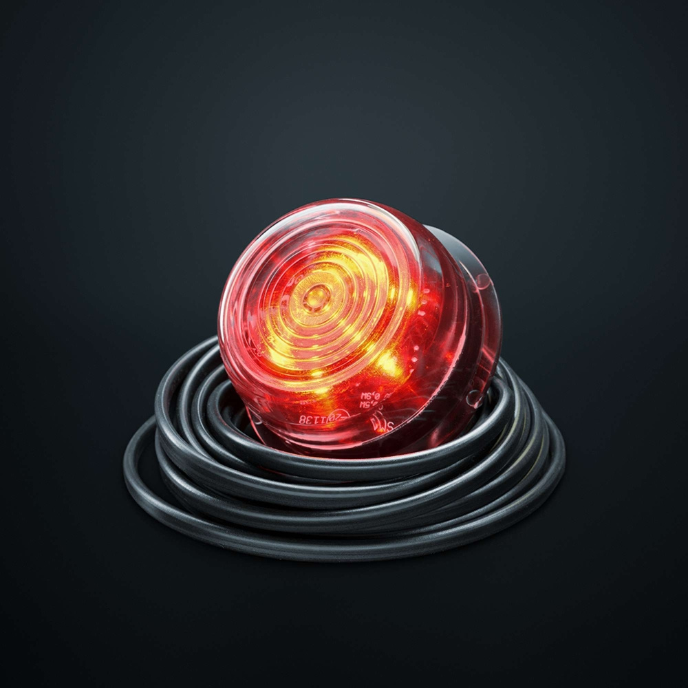 Strands Viking posisjonslys 6 LED, Rød