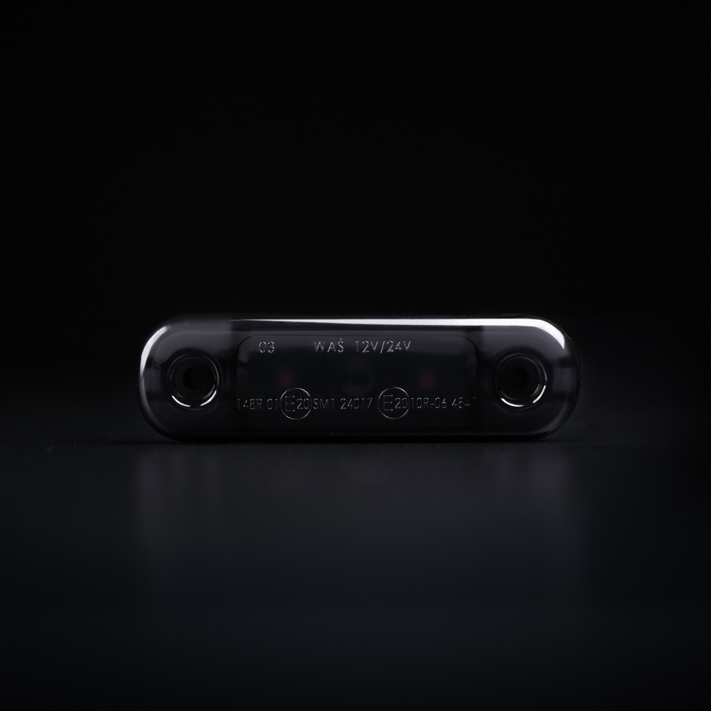 Strands Dark Knight Super Dark Slim Rødt posisjonslys