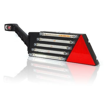 Strands Baklys 8-kammerslampe Venstre.,12-24V LED.